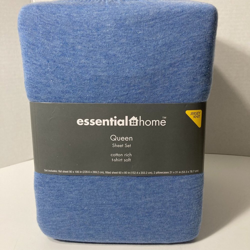 Blue Queen Sheet Set Tshirt Soft